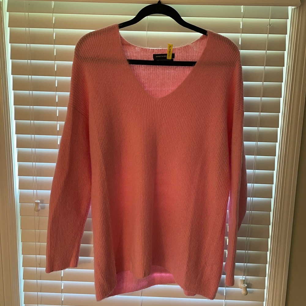 Something Navy Oversized Sweater